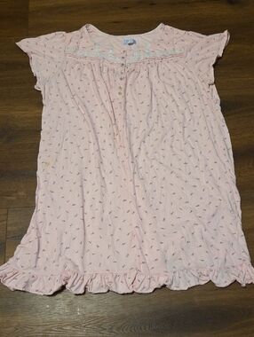 Celestial Dreams pink nightgown with roses 4X